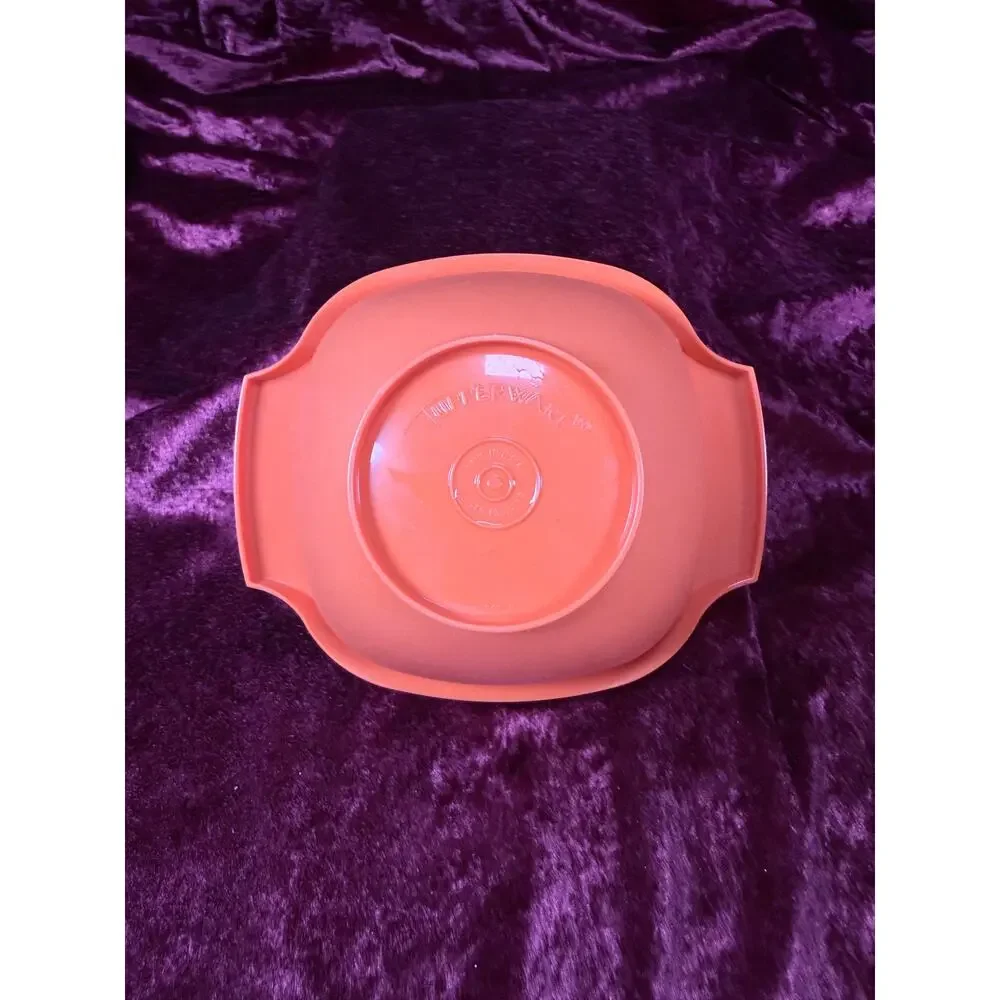 Vintage Tupperware Plastic Servalier Bowl Set – Harvest Colors Sunburst Lids
